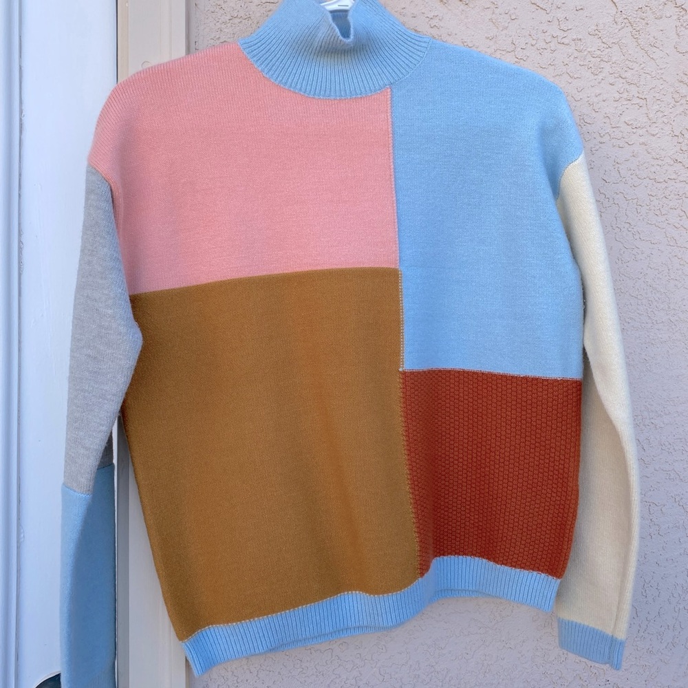 Roolee Color Block Sweater - image 1